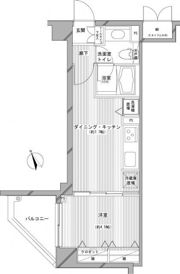 デュオ・スカーラ新宿Ⅱの間取り画像