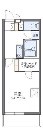 レオパレス夕映えの間取り画像