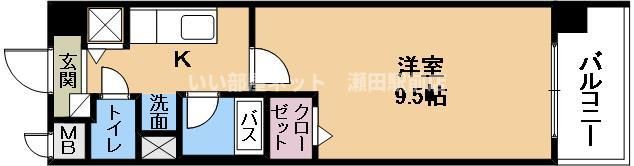 メゾンクレールⅢの間取り画像