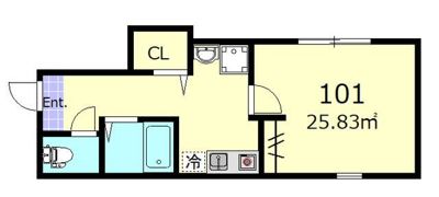 フェリス町屋の間取り画像