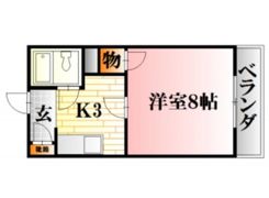 ボヌール中尾の間取り画像