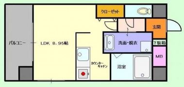 ヘリオスの間取り画像