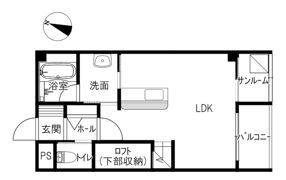 sekirei-Aの間取り画像