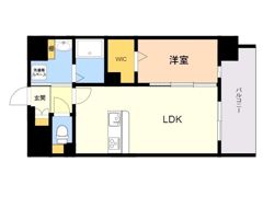 LIBTH博多空港通りの間取り画像