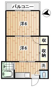 岡村荘（東寺尾北台）の間取り画像