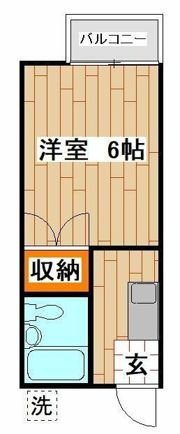 ビューラーオークボC棟の間取り画像