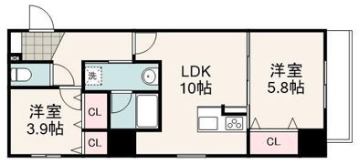 両替町ラ・フォンテーヌの間取り画像