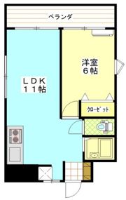 パートナー奥田の間取り画像