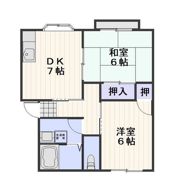 エントピア当新田Dの間取り画像