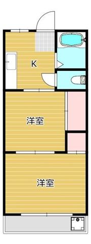 コーポ上原の間取り画像