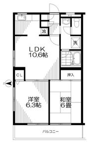 メゾン関第2の間取り画像
