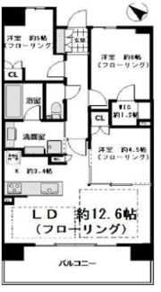 パークホームズLaLa門真の間取り画像