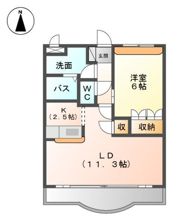 ボナール・ディアコートの間取り画像