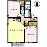 ファミール三筋 B棟の間取り画像