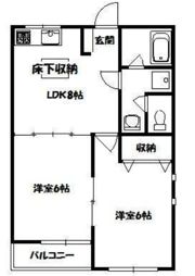 TWINZ深大寺Ⅱの間取り画像