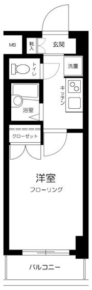 フェニックス三軒茶屋の間取り画像