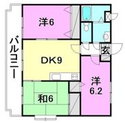 ユーミーEM野間の間取り画像