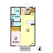 ヴィラージュレヨン Bの間取り画像