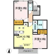ルミクレアコートの間取り画像