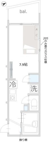 ブロッサムテラス町屋の間取り画像