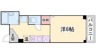 ディアコート神戸の間取り画像