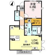 ブローニュ B棟の間取り画像