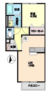 ハピネス杜の間取り画像