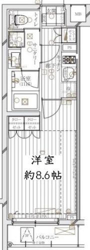 レガリス文京大塚の間取り画像