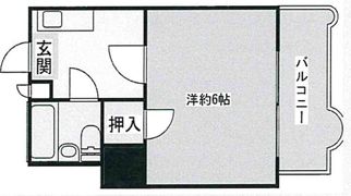 ロータリーマンション香里北之町の間取り画像
