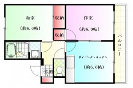 ロイヤルハウス西霞の間取り画像