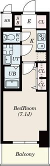 S-RESIDENCE星ヶ丘の間取り画像