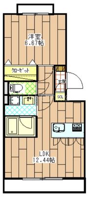コンフォールメゾン西浅田の間取り画像