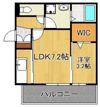 D-room陣原IIの間取り画像