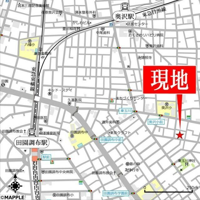 近くに施設あり