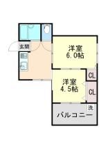 六甲アビタシオンの間取り画像