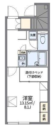 レオパレス旭2の間取り画像