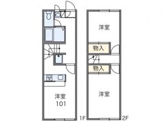 レオパレスルミエールの間取り画像