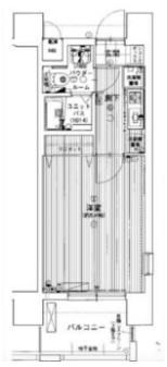 ライジングコート深江本町フラワーパークの間取り画像