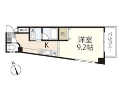 パレス西広島の間取り画像