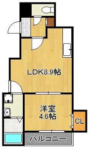 Cherim戸畑駅前の間取り画像