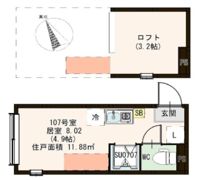 トレフェリクス新小岩の間取り画像