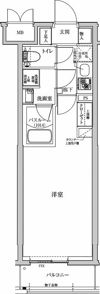 アルテカーサアリビエ東京イーストの間取り画像