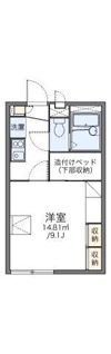 レオパレスグランドカメリアの間取り画像