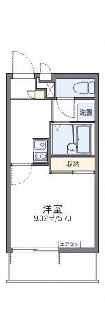 レオパレスアトレの間取り画像