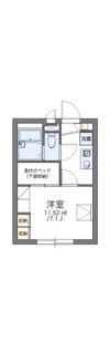 レオパレスヴェルデカーサ二俣川の間取り画像