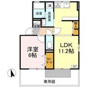 セジュール来住の間取り画像