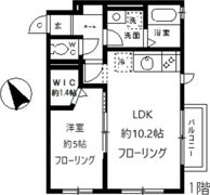 クローバーハイツ Cの間取り画像