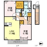 ハイグレードみずほ野 Ⅲの間取り画像
