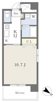 LUST YANAIMACHI Ⅱの間取り画像