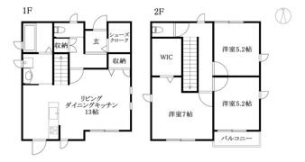 ルミナス井上の間取り画像